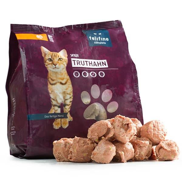 FeliFine BARF Komlettmenüs für junge Katzen und Kitten - Vorrats- und Testpaket